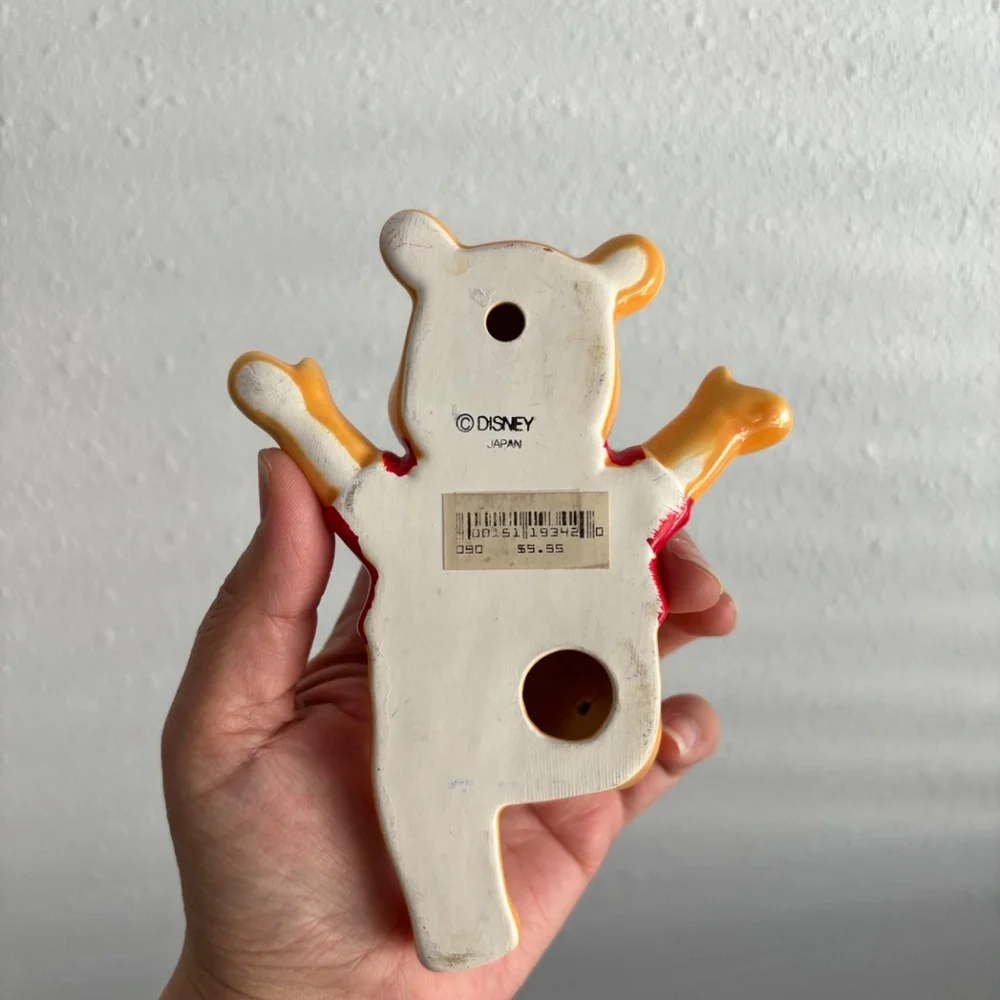 Disney Vintage 60-70s Japan Winnie The Pooh + Pals Ceramic Wall Mounts Set of 4